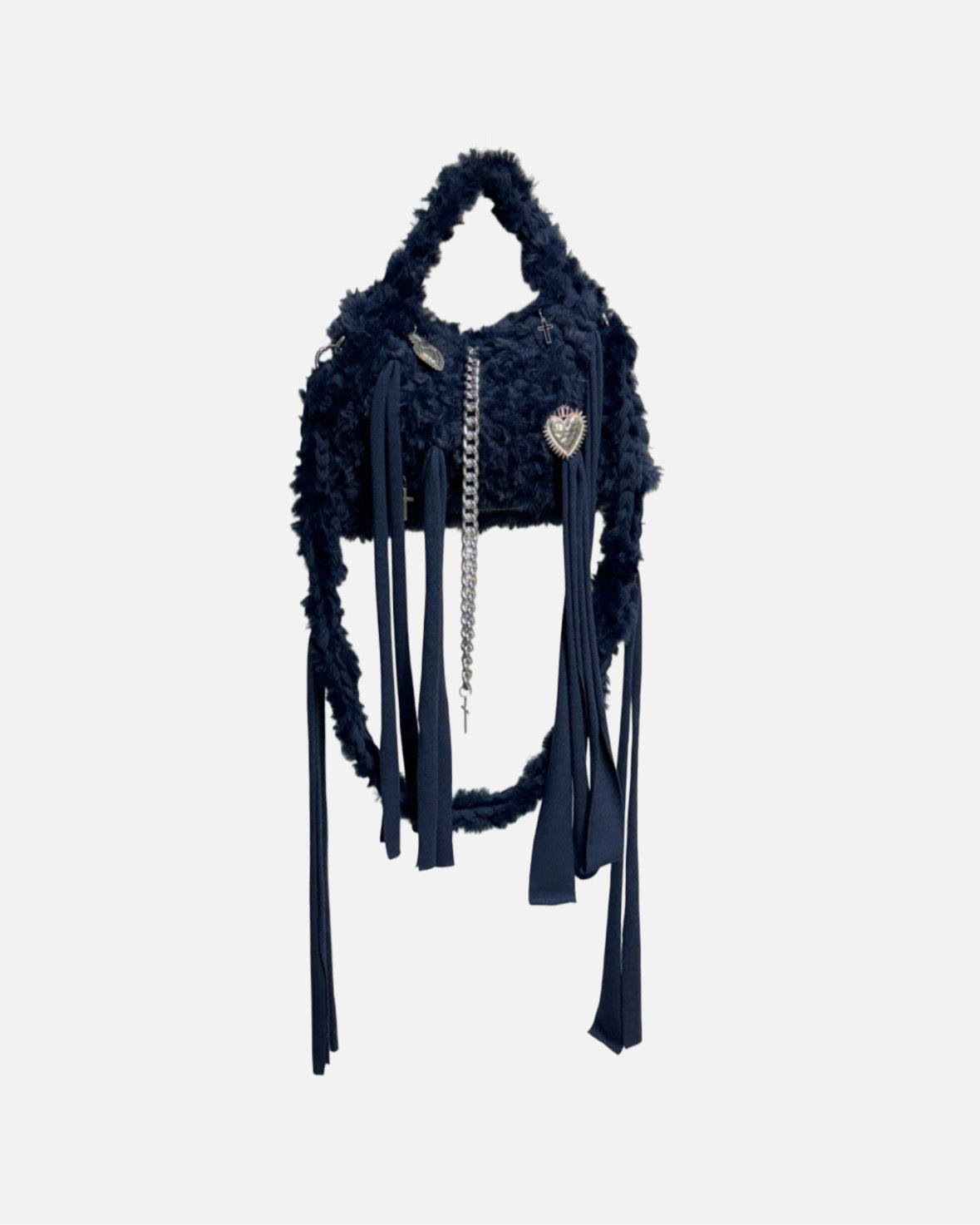 Fettuccina Fur Handbag