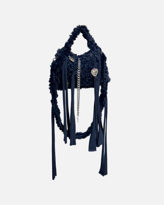 Fettuccina Fur Handbag