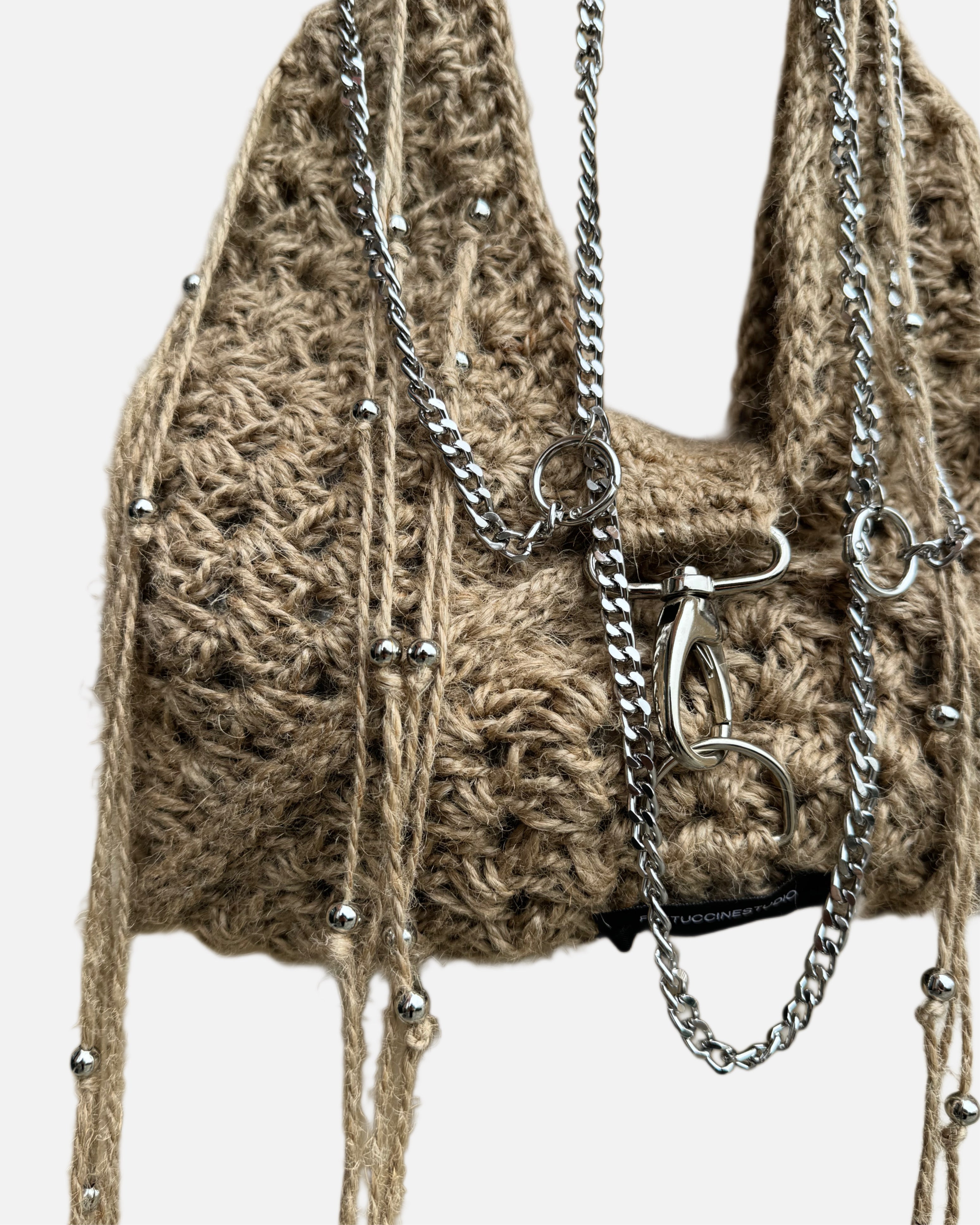 Rafia Chain Bag