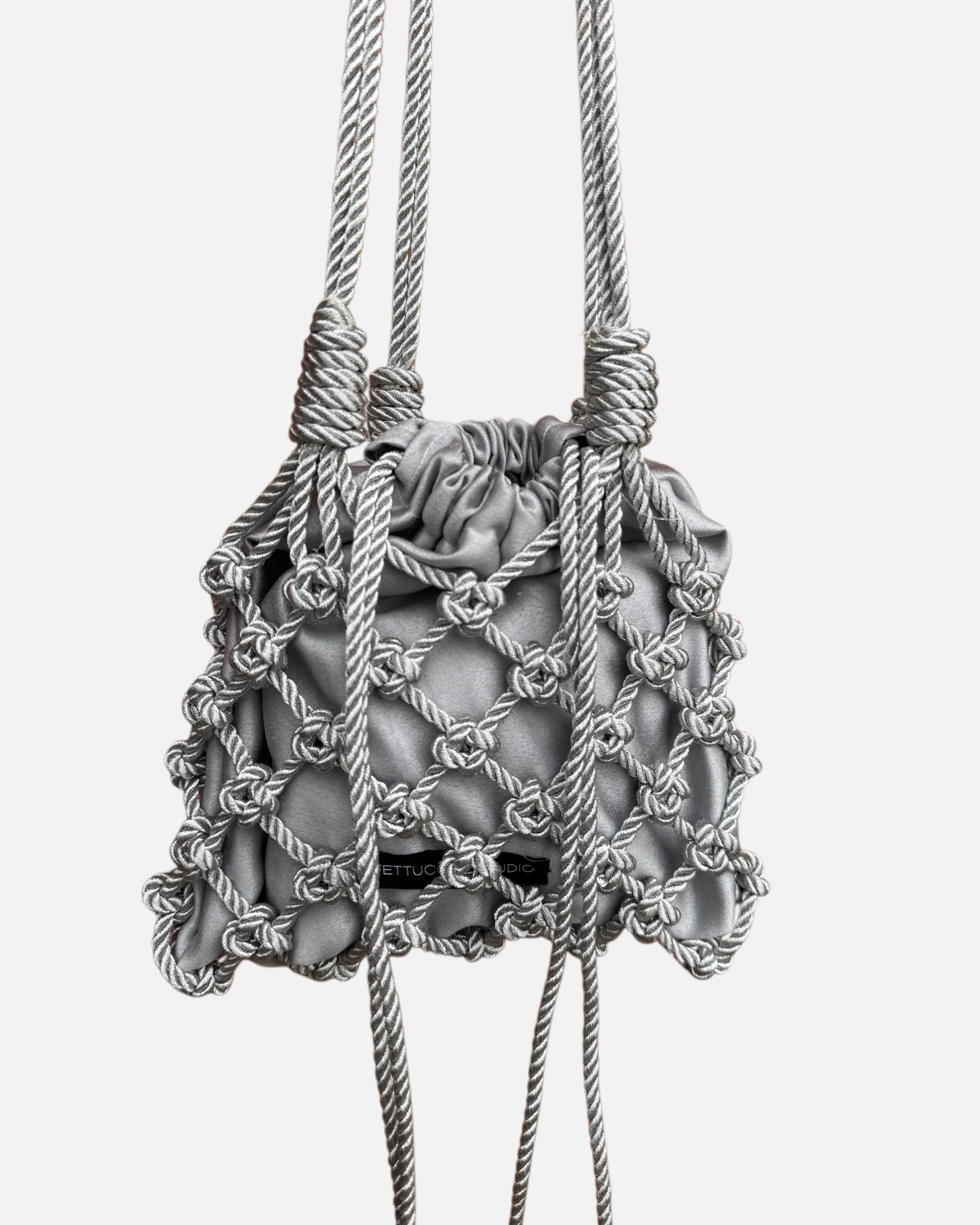 Mesh Shiny Rope Silver