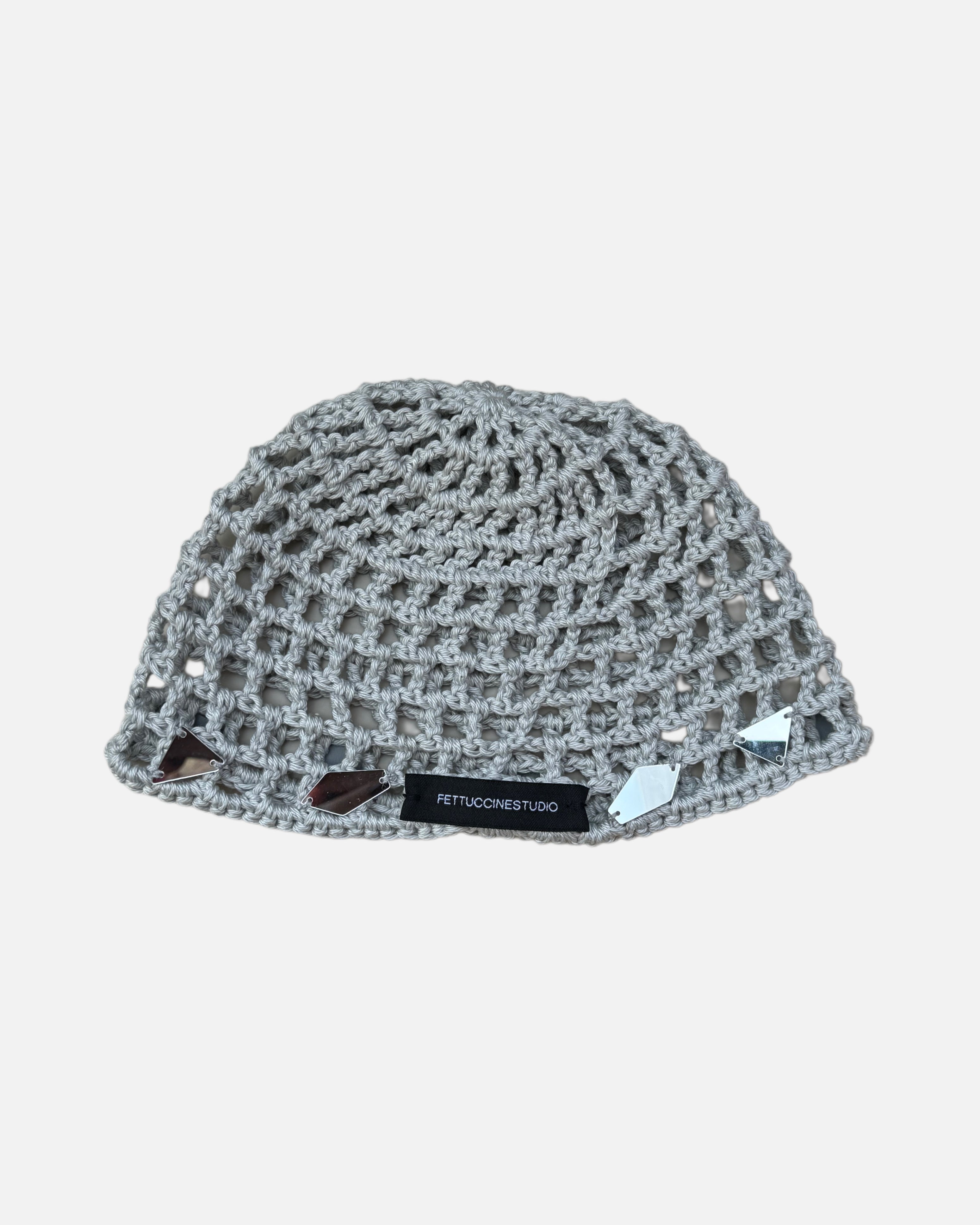Grey Mirror Beanie