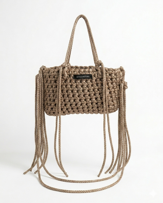 Ivory Rope Bag