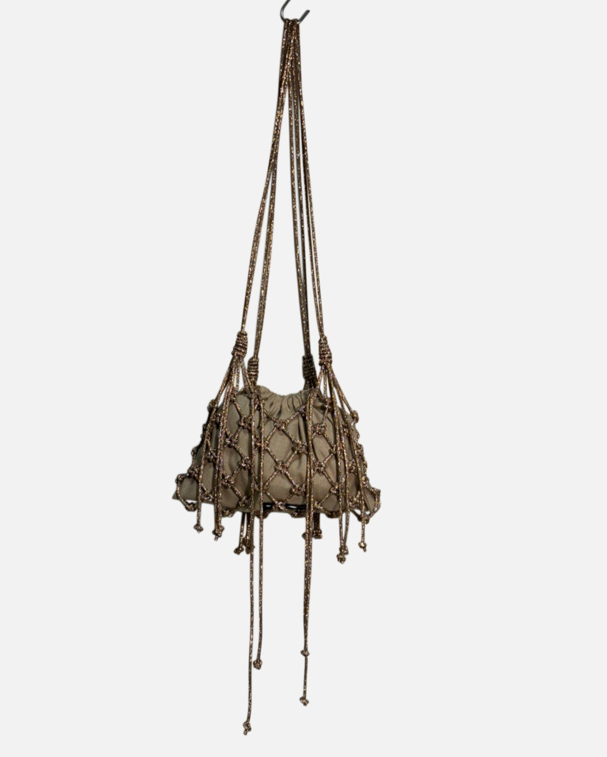 Champagne Crystal Bag M