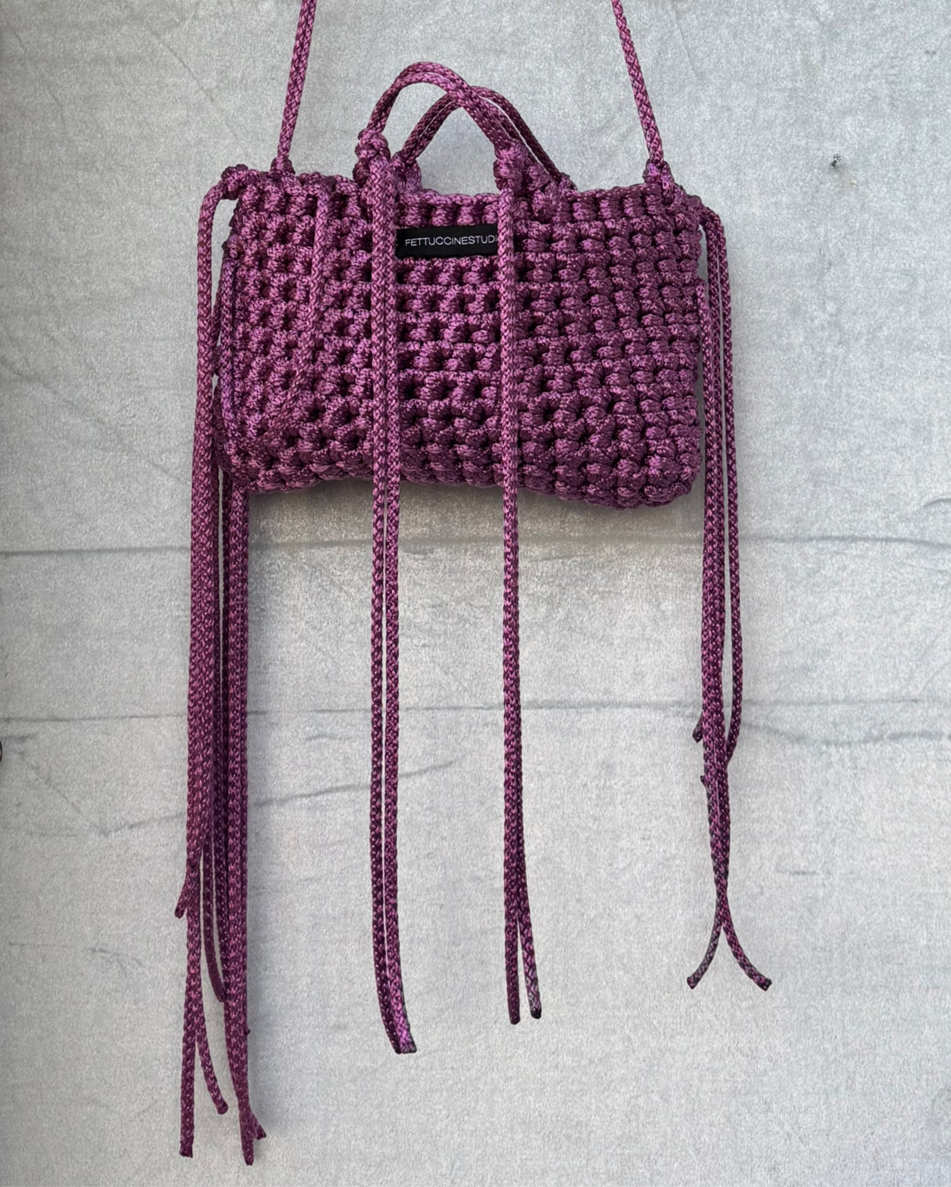 Purple Rope Bag