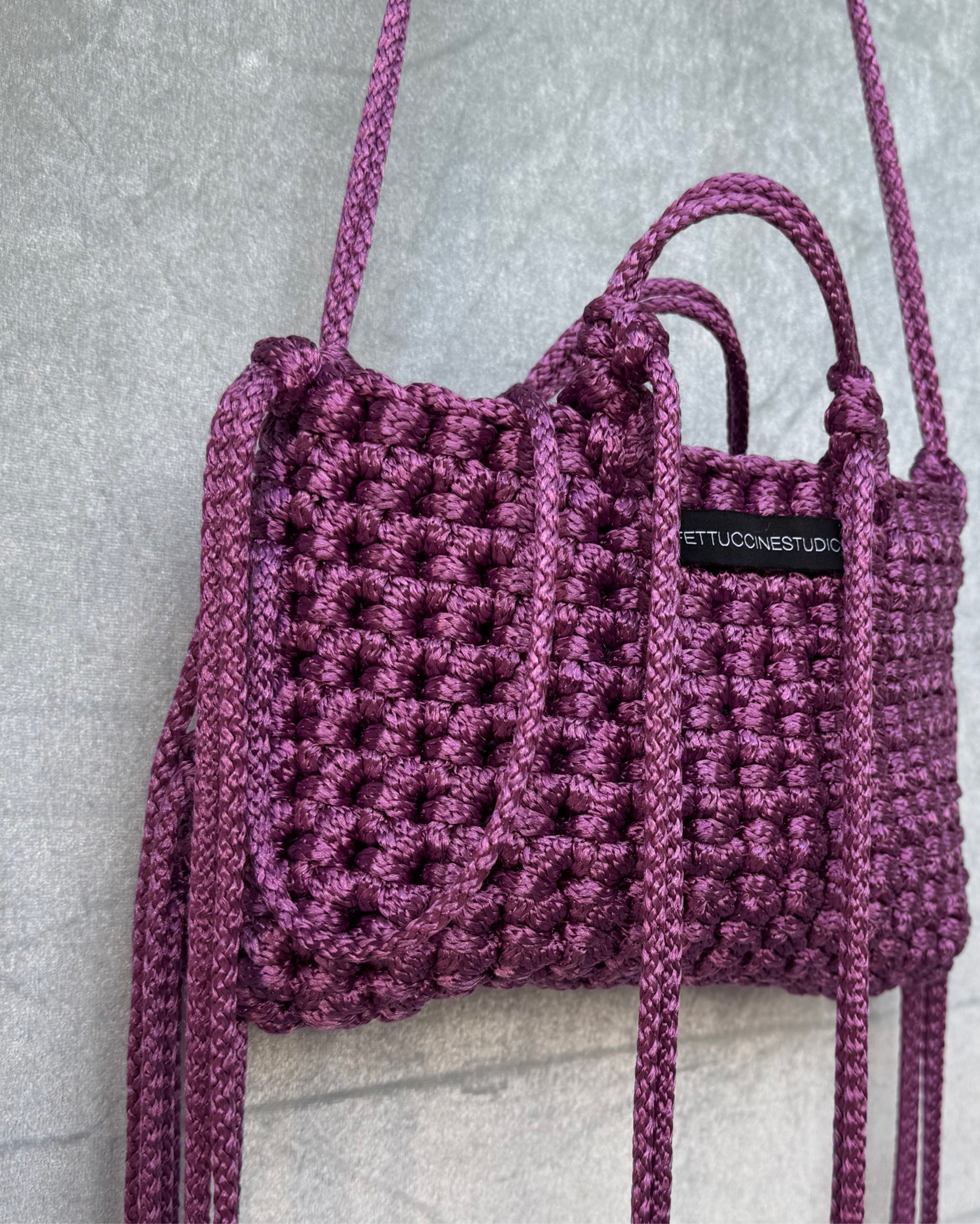 Purple Rope Bag