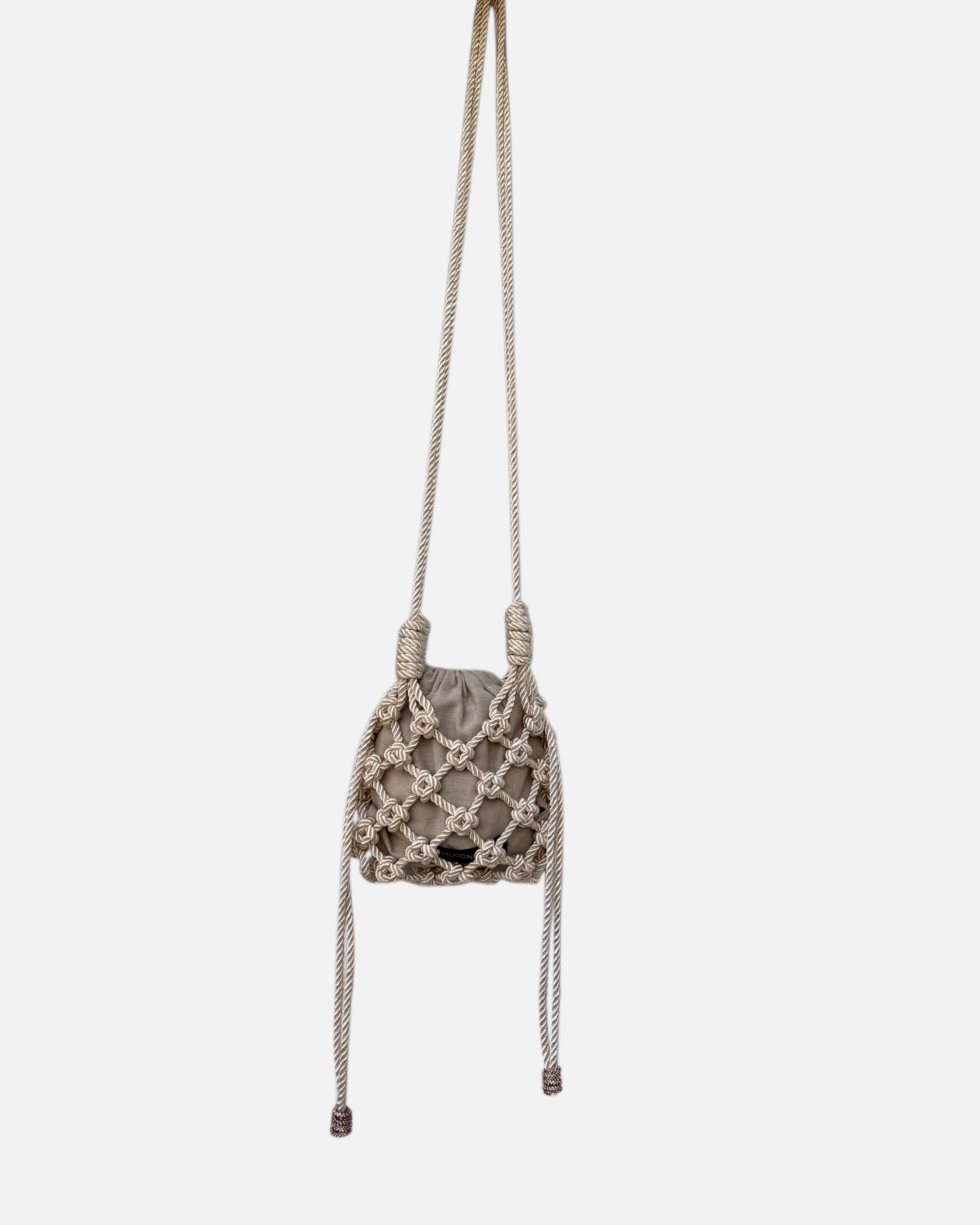 Mesh Shiny Mini Rope Ivory